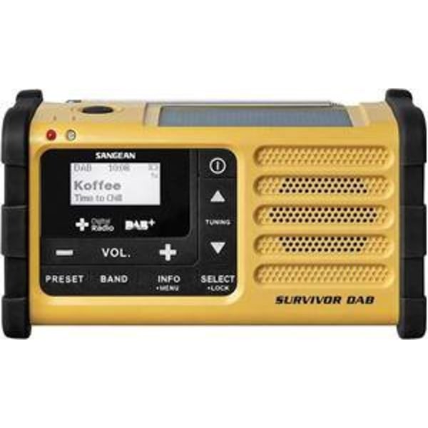 Sangean Survivor MMR88DAB - Vevradio med DAB+ och FM-radio