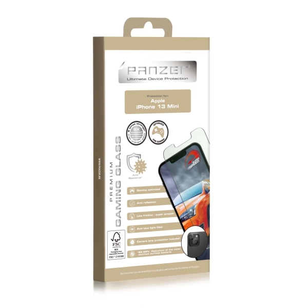 panzer iPhone 13 Mini Gaming Glass Transparent