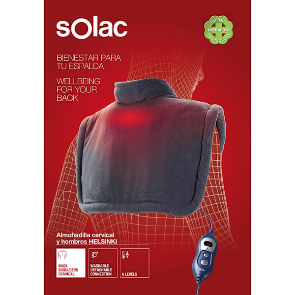 SOLAC Ergonomisk Värmedyna Helsinki Nacke & Axlar