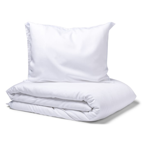 Nottingham Bäddset 210x150, Satin, Vit Vit