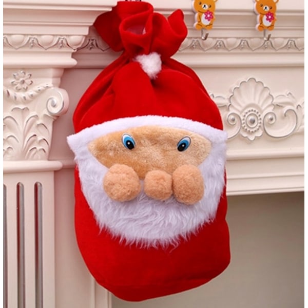 Julstrumpa Jultomte 50 x 30 cm