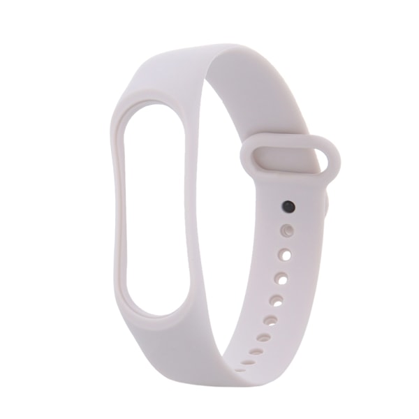 Armband i Silikon till Xiaomi Mi Band 3 / 4, Ivory