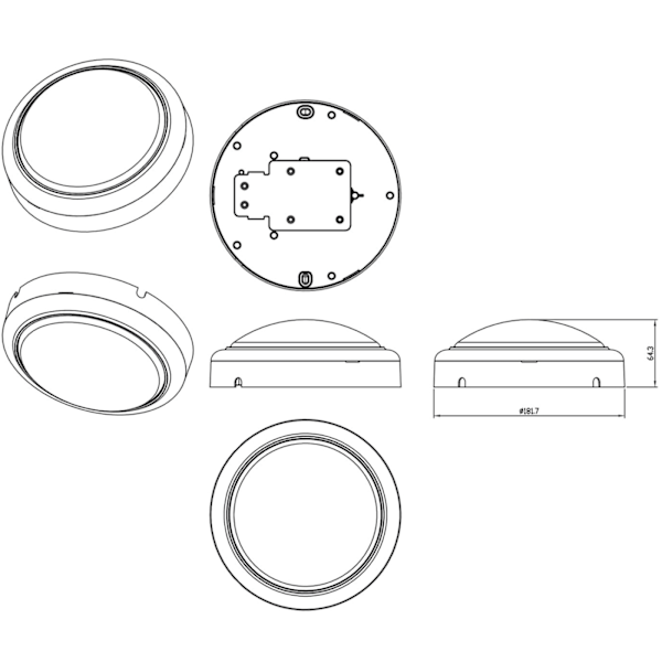 Philips ProjectLine Vägglampa 15W 1400lm IP54