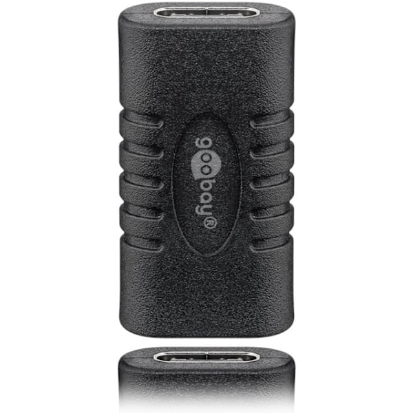 Goobay Adapter USB-C™ til USB-C™, sort USB-C™ stik > USB-C™ stik