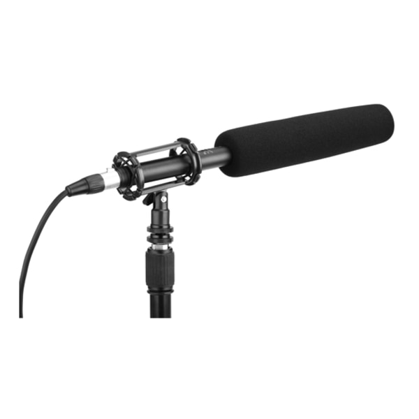 BOYA Professionell Shotgun-mikrofon (lång) svart