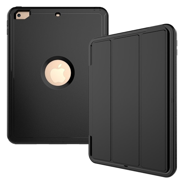 Fuld dækkende skal med indbygget skærmbeskyttelse, iPad mini 1/2/3 Transparent