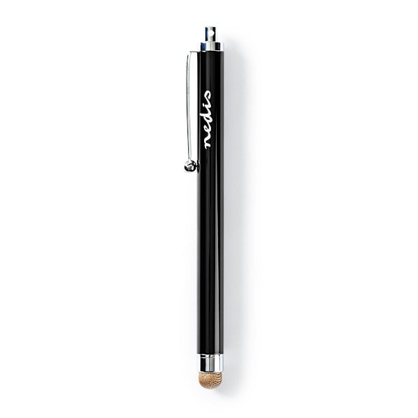 Nedis Stylun Pen | Brugt til: Smartphone / Tablet | kobbertøjs knap | 1 stk. | Med clip | Sort