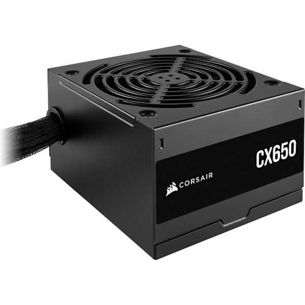 Corsair CX650 ATX strömförsörjning, 650 W. Sort