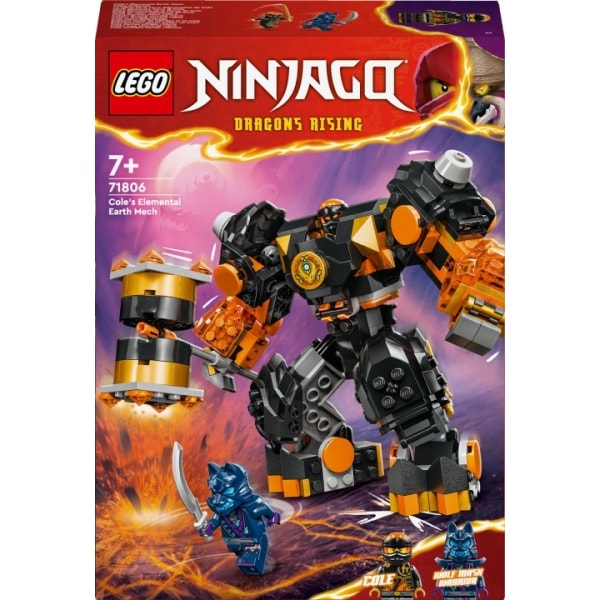 LEGO Ninjago 71806  - Cole's Elemental Earth Mech