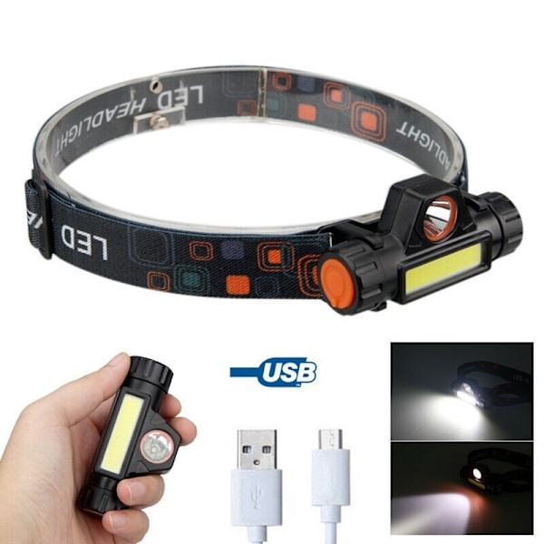 Ladattava otsalamppu 1xQ5+1xCOB