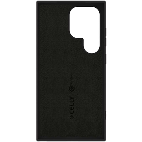 Celly Cromo Soft gummi etui Galaxy S24 Ultra 5G Sort Svart
