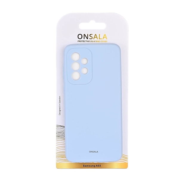 Onsala Suojakuori Silikooni Light Blue - Samsung A03 Blå