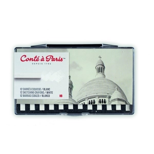 Conte Esquisse Carre Set Blanc Hb