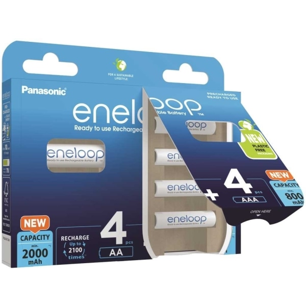 Panasonic Eneloop Combi AA + AAA batteripakke