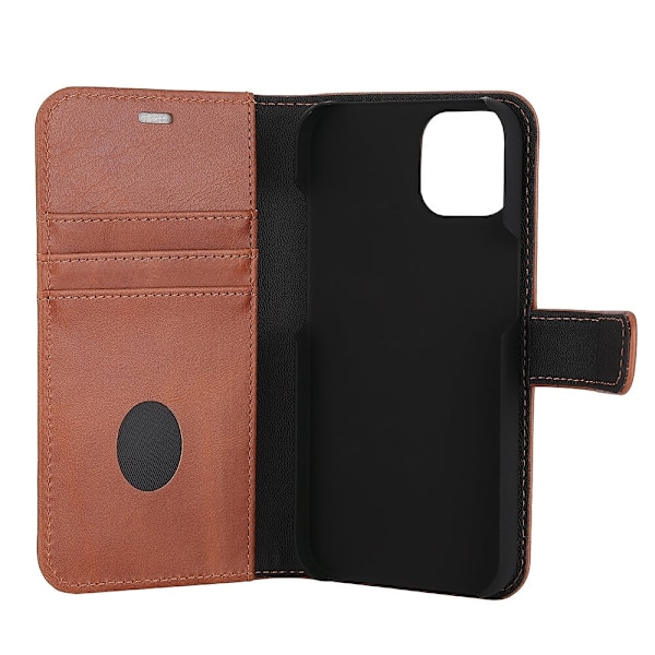 RADICOVER 2in1 3 card Anti Radiation RFID iPhone 13 / 14 6,1" Brown Leather Brun