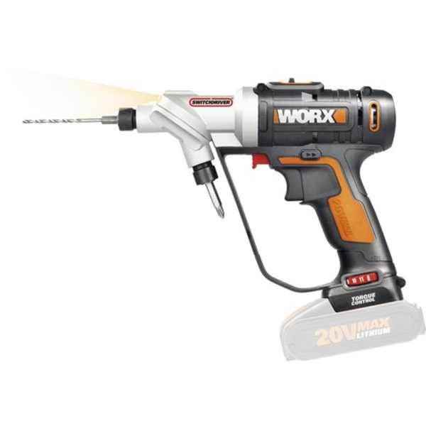 WORX WX176.9 Borrmaskin SwitchDriver 20V utan batteri och laddare