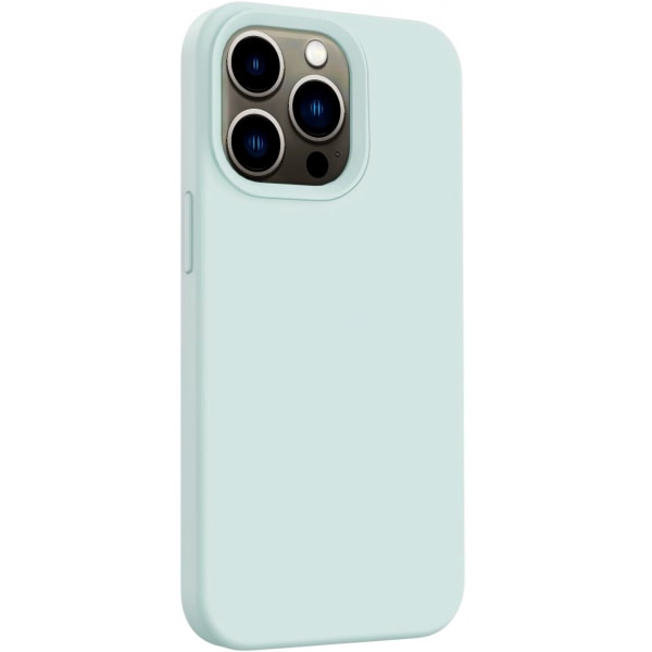 Silikonskal till iPhone 15, Ljusblå Blå