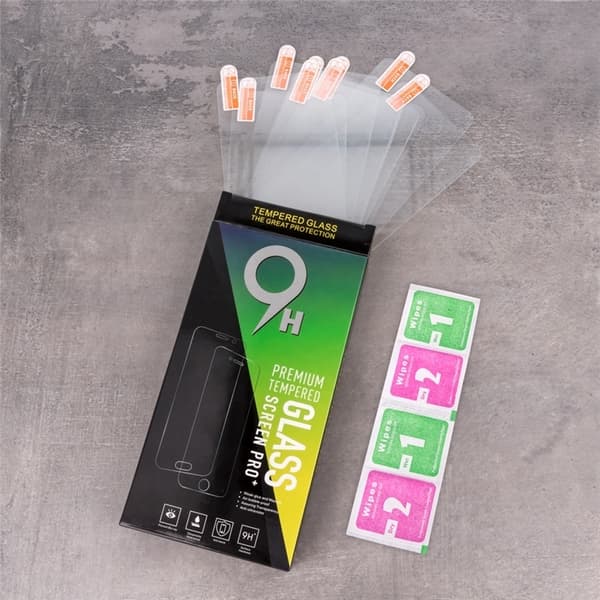 9H Screen protector hærdet glas til Samsung A20e, 10-pak Transparent