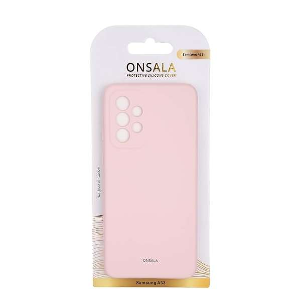 Onsala Mobilcover Silikone Chalk Pink - Samsung A33 Rosa