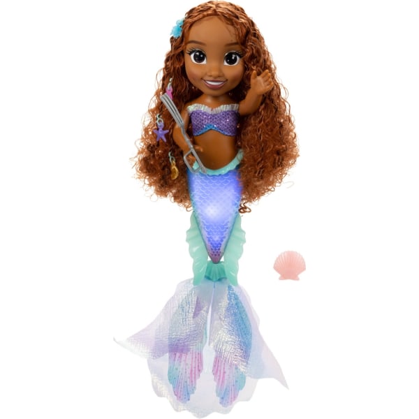 Disney The Little Mermaid Ariel -nukke musiikilla ja valolla