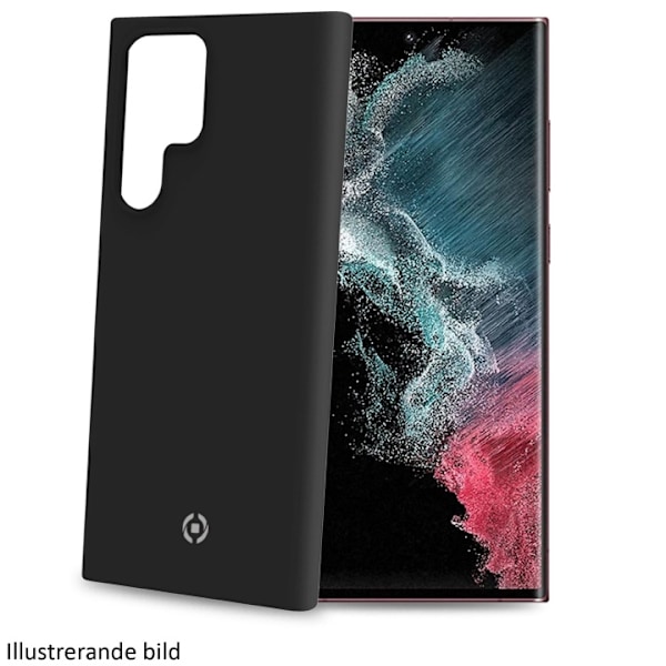 Celly Cromo Soft rubber case Galaxy S23 Ultra 5G Sv Svart