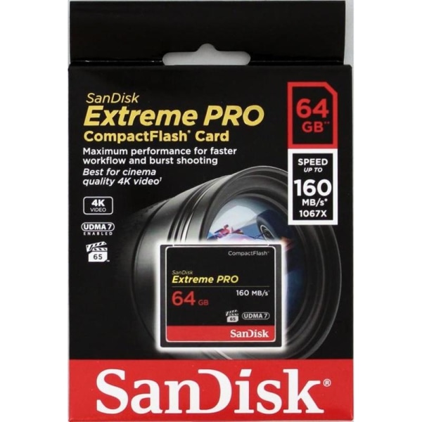 Sandisk CF Extreme Pro 64GB 160MB/s UDMA7 (SDCFXPS-064G-X46)