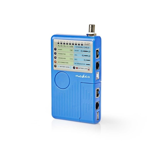 Nedis LAN measuring instrument | Tråddragen | 180 m | LED-indikator | Batteridriven