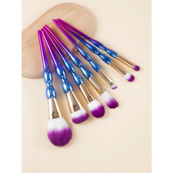 Professionelle skånsomme makeupbørster 7-Pack