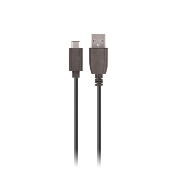 Setty Billaddare USB-uttag och Typ-C kabel 1 m, 2.4A, Svart