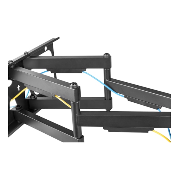 DELTACO OFFICE 3-ledat väggfäste, Heavy-Duty, full-motion, 65-100", VESA, svart