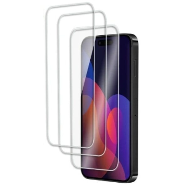 3-pack Skärmskydd i härdat glas 2,5D för iPhone 14 Pro Max Transparent