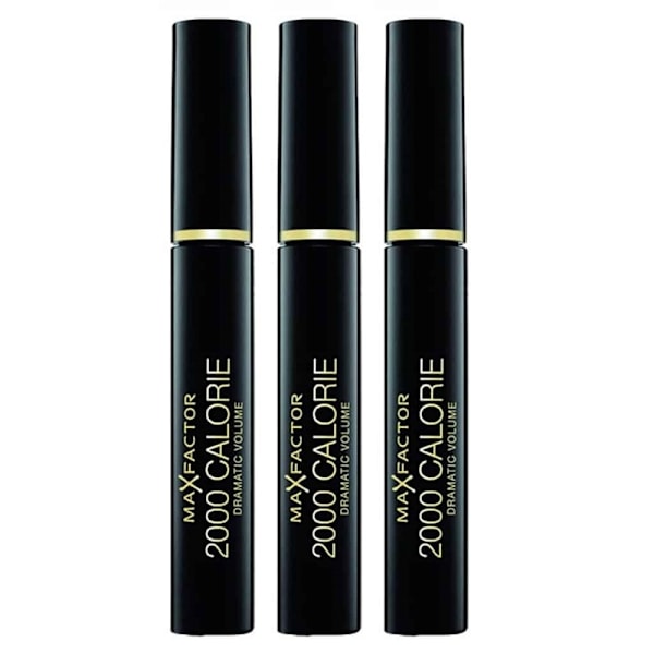 3-pack Max Factor 2000 Calorie Mascara Black 9ml