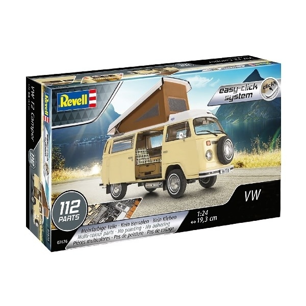 Revell 1:24 VW T2 Camper (easy click)  model kit