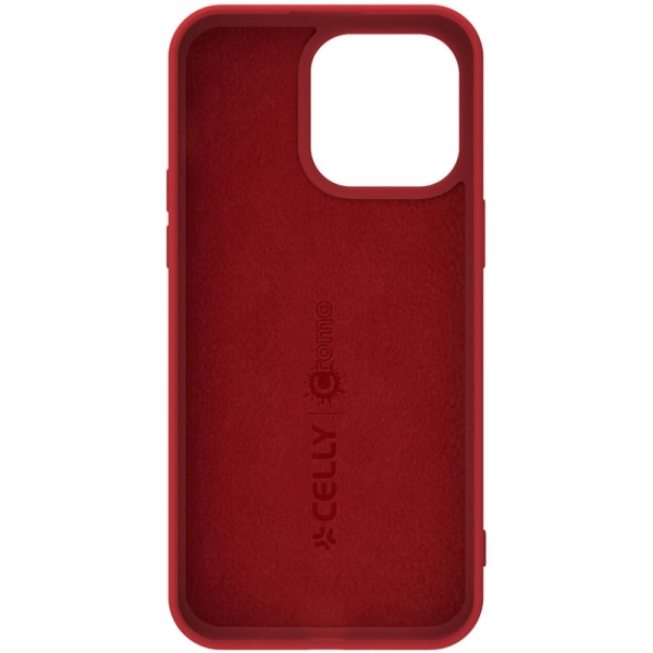 Celly Cromo Soft rubber case iPhone 15 Pro Röd Röd