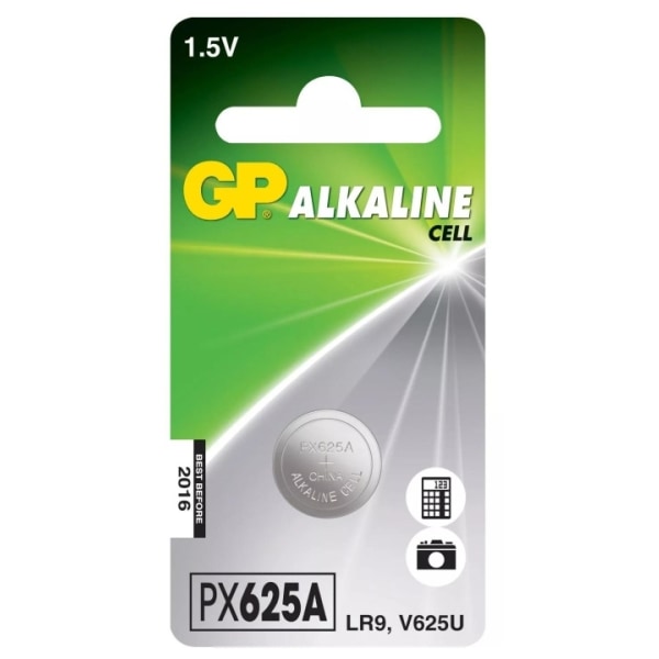 GP LR9 alkalisk mønt, 1 pakke (B)