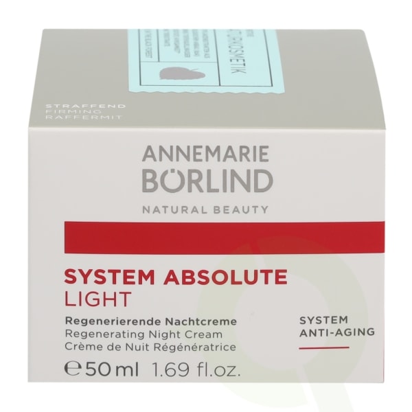 Annemarie Borlind System Absolute Light Night Cream 50 ml
