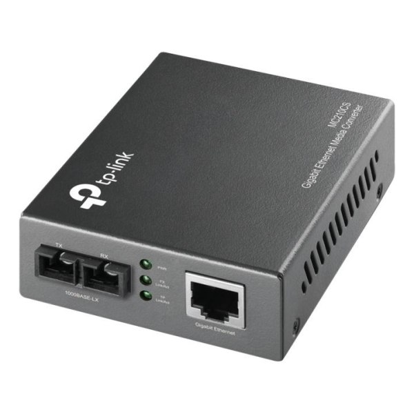 TP-Link, Fiber SC singlemode - 1000 Mbps, (MC210CS)