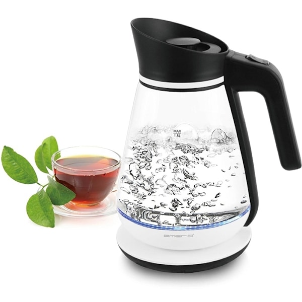 Emerio Vattenkokare 1,5L Glas Karaff (WK-111898)