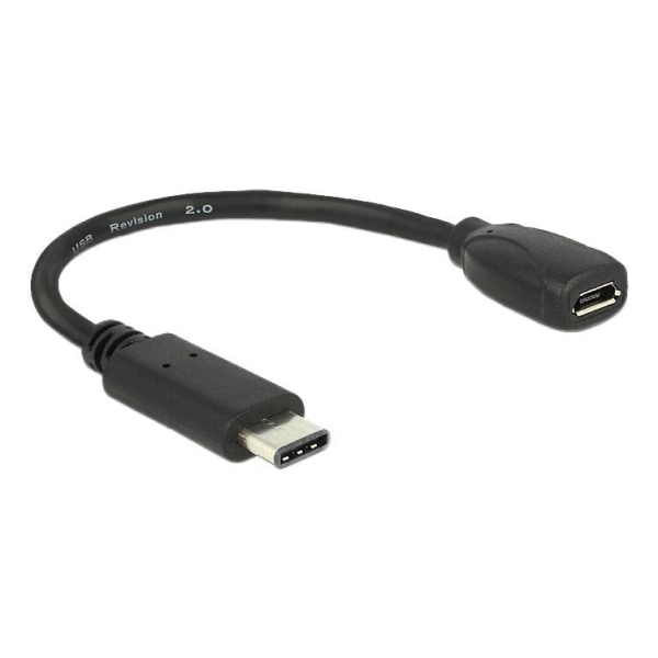DeLOCK USB-C ha - Micro-B ho adapter, USB 2.0, 56 kΩ resistor, b