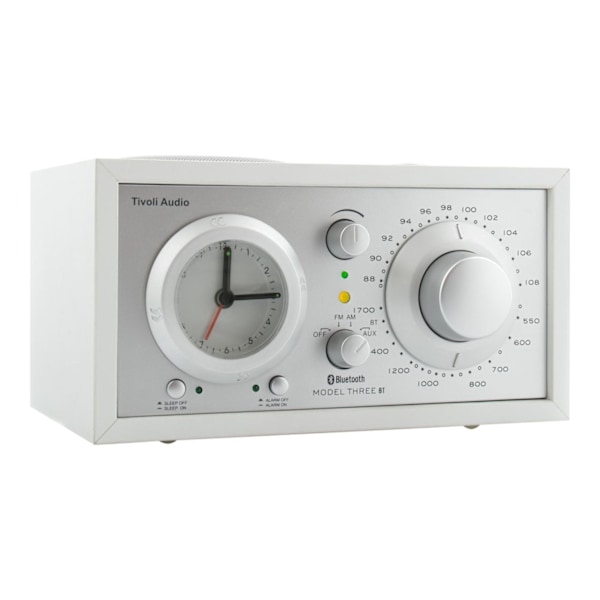 Tivoli Audio Kelloradio malli Three BT USB Valkoinen