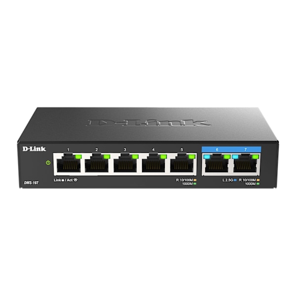 D-LINK 7-Port Multi-Gigabit Unmanaged Switch