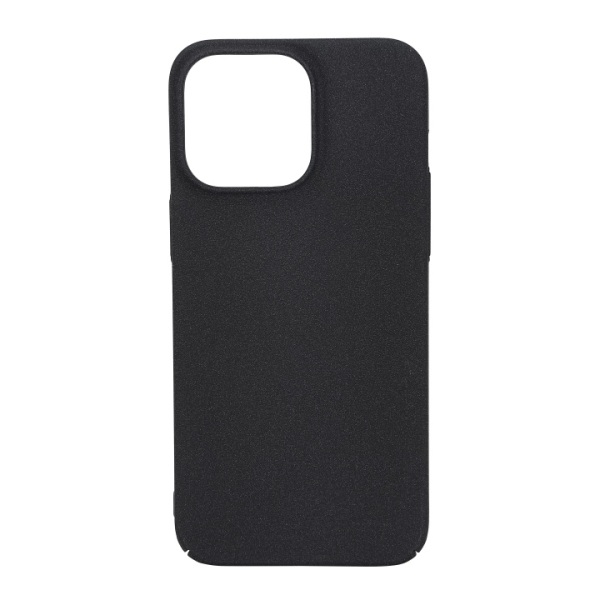 Essentials iPhone 15 Pro Max hiekkamurskan takakuori, musta/harmaa Svart