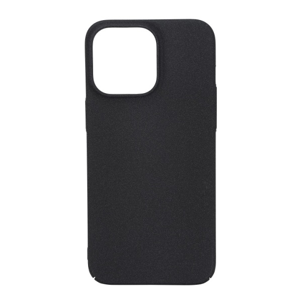 Essentials iPhone 15 Pro Max sand bursted back cover, black/grey Svart