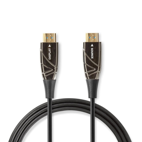 Nedis Aktiva optiska High Speed ​​HDMI kabel med Ethernet | HDMI™ Kontakt | HDMI™ Kontakt | 4K@60Hz | 18 Gbps | 10.0 m | Rund | PVC | Svart | Presentb