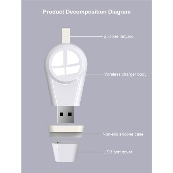 Oplader til Apple Watch - USB