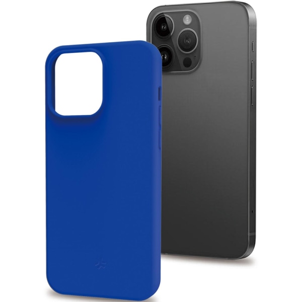 Celly Cromo Soft rubber case iPhone 15 Pro Blå Blå