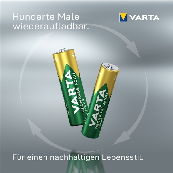 Varta AA (Mignon)/HR6 (56736) laddningsbart batteri - 800 mAh, 2 st. blister Nickel-metallhydrid batteri (NiMH), 1,2 V