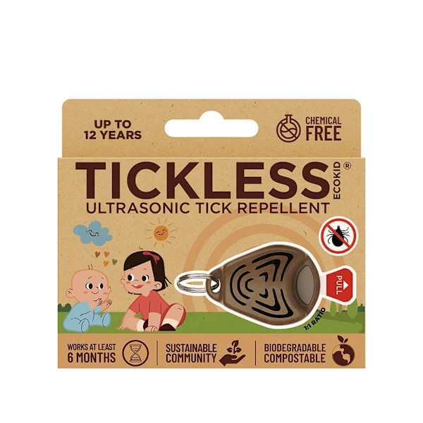 TICKLESS Flåtbeskyttelse ECOKID Brun