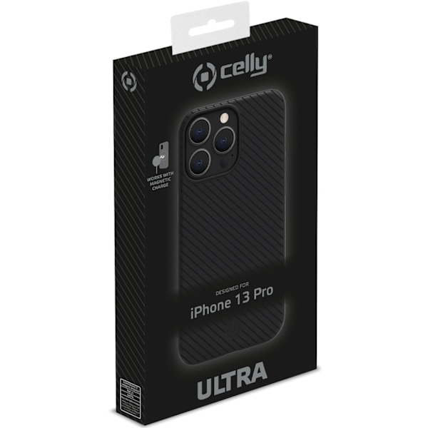 Celly Ultra Protective case MagSafe iPh 12/12 Pro S Svart