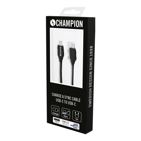 Champion USB 2.0 C till C, 1m